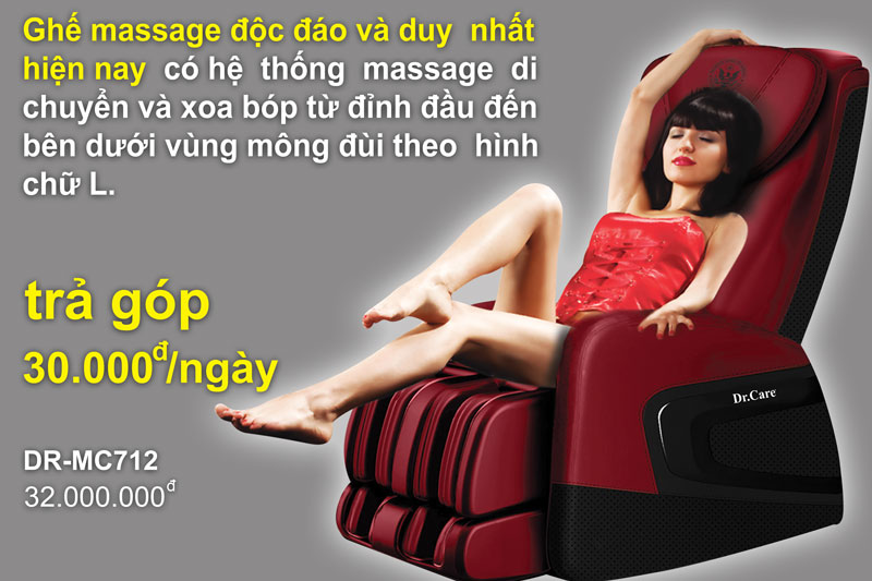 Chỉ cần 30.000đ mỗi ngày, bạn dễ dàng mua được ghế massage cao cấp