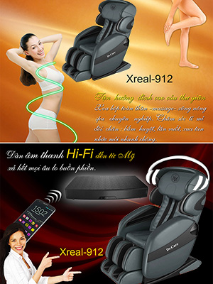 Ghế Massage Xreal 912 màu xám MC912