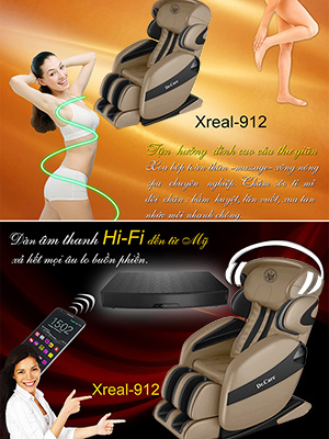 Ghế Massage Xreal 912 màu kaki MC912